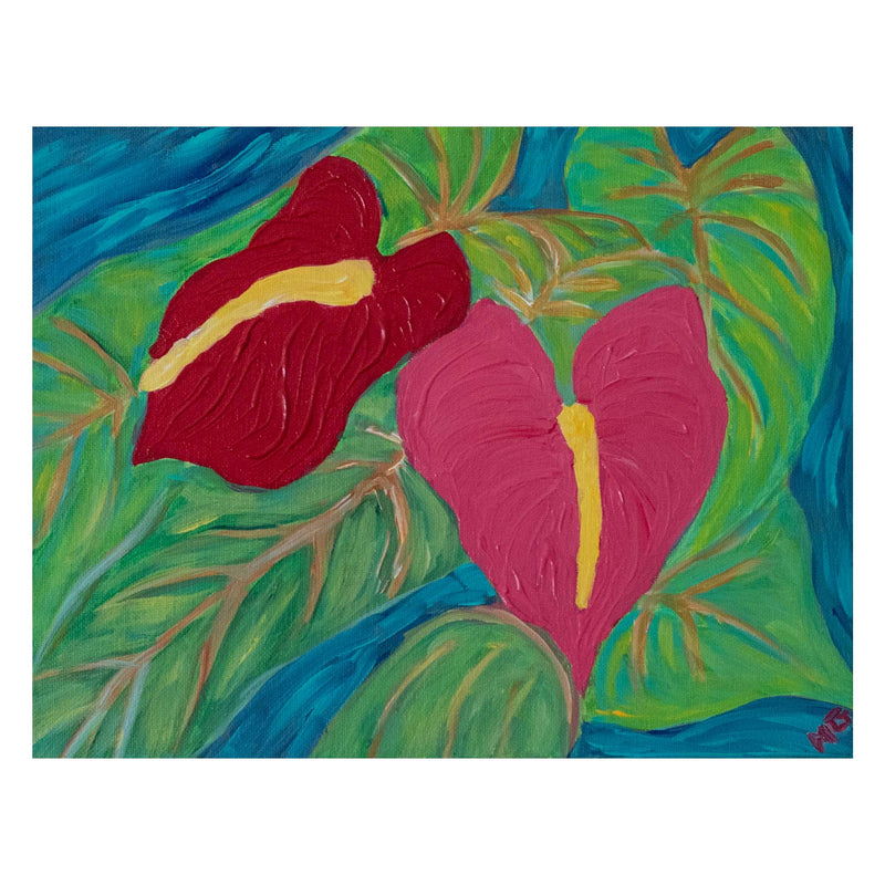 Two Anthurium